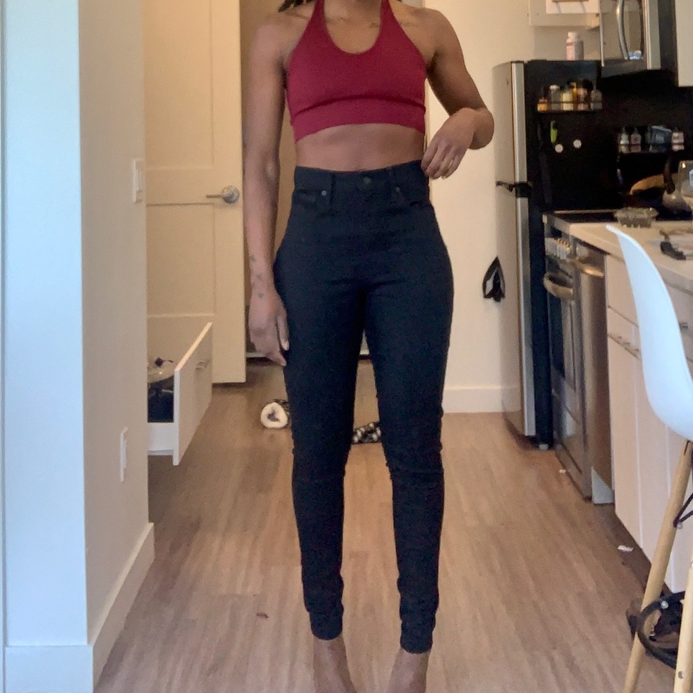Levi high waisted black jeans